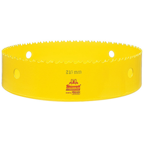 Scie &agrave; cloche bim&eacute;tal 8-9/32, 8-9/32", Profondeur de la coupe 2", Bim&eacute;tal Equipex