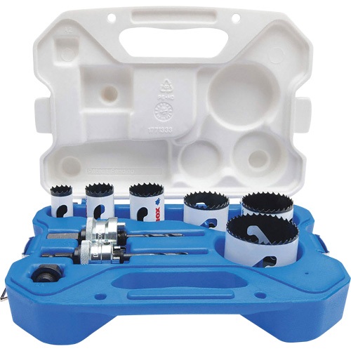 Electrician's Speed Slot&reg; Hole Saw Kit, 9 Pieces Equipex