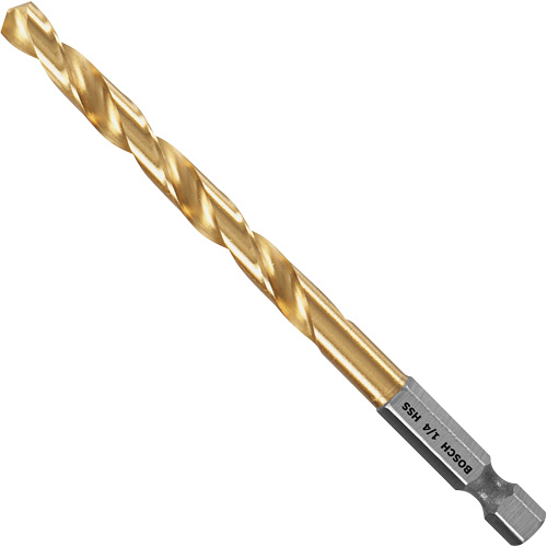 Foret Impact Tough, Acier rapide, Cannelure 3", Pointe de 135° Equipex