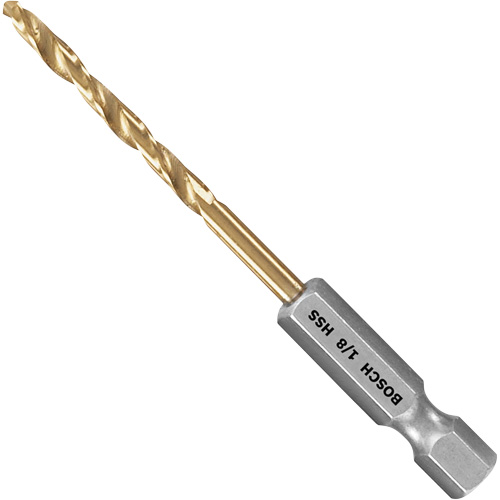 Impact Tough Drill Bit, High Speed Steel, 1-3/4" Flute, 135° Point Equipex