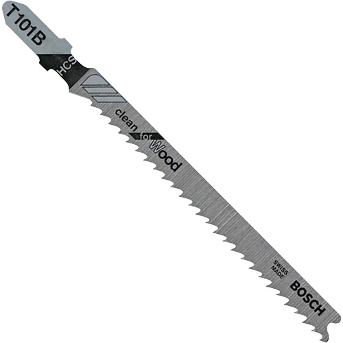 Lame de scie alternative pour la coupe du bois, Acier &agrave; haute teneur en carbone, Tige en T, 4" lo, 10 dents par pouce Equipex