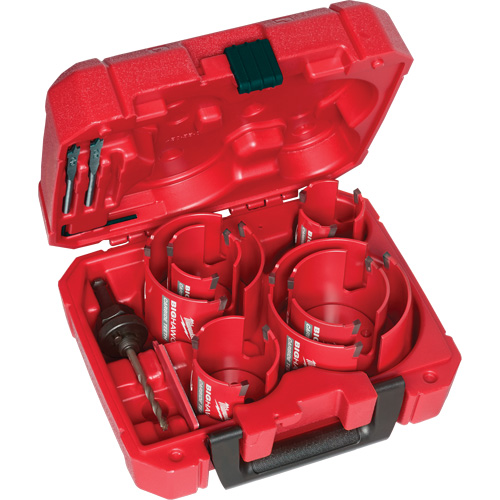 Big Hawg Hole Saw Set, 10 Pieces Equipex