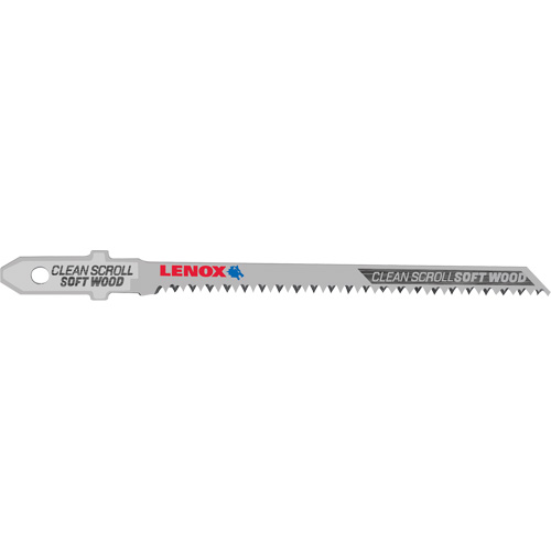 Clean-Cutting Jigsaw Blades, Bi-Metal, T-Shank, 3-1/2" L, 20 TPI Equipex