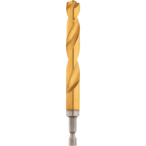 Foret Shockwave, 1/2", Titane, Cannelure 3-21/64, Pointe de 135° Equipex