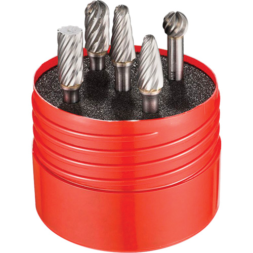 VA Cut Rotary Burr Set, 5 Pieces Equipex