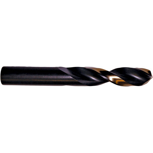 Heavy-Duty Split Point Screw Machine Length Drill Bit, 17/64", High Speed Steel, 1-7/16" Flute, 135° Point Equipex