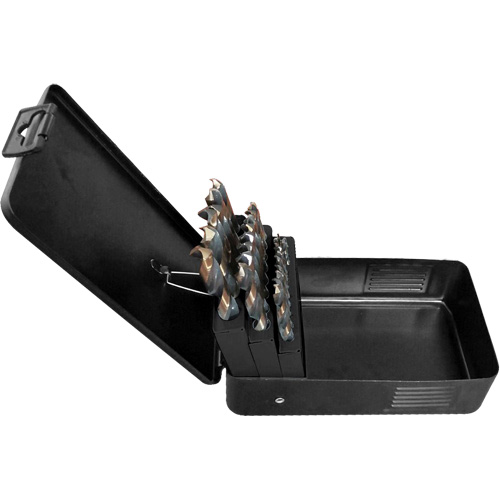 Jobber Length Drill Bit Set, 29 Pieces, High Speed Steel Equipex