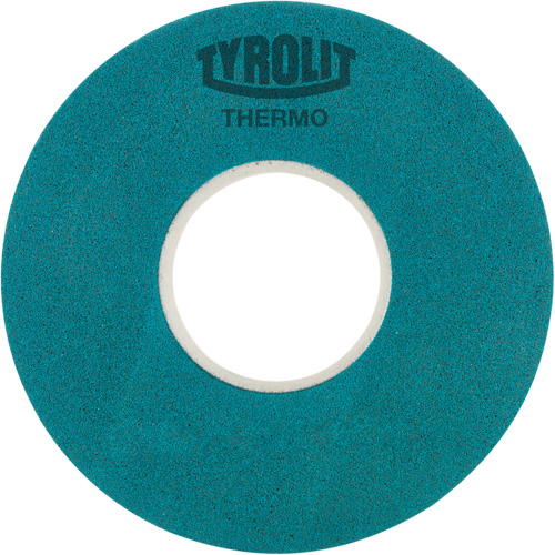 Meule plate simple thermique &agrave; liant &eacute;lastique, 7-7/8" x 0,787", Arbre 3", Type 1 Equipex