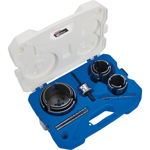Multi-Materials Hole Saw Set, 11 Pieces Equipex