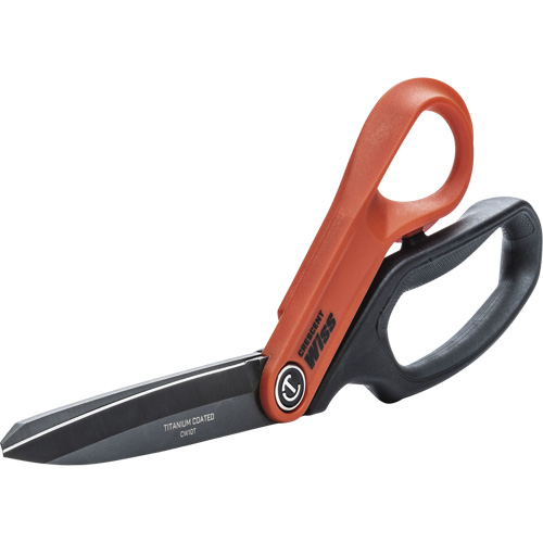 Cisaille pour ouvrier professionnel, 10", Poign&eacute;e Anneaux Equipex
