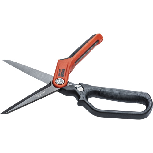 Cisaille robuste pour ouvrier professionnel, 11", Poign&eacute;e Anneau unique Equipex
