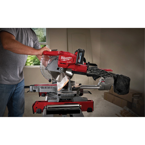 M18 Fuel Dual Bevel Sliding Compound Mitre Saw Kit Equipex