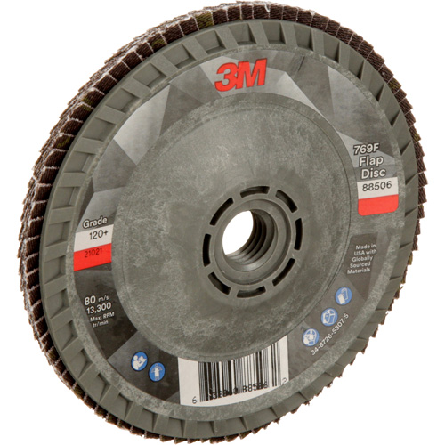 Disque &agrave; lamelles &agrave; changement rapide 769F, 4-1/2" x 5/8"-11, Type 29, Grain 120+, C&eacute;ramique Equipex