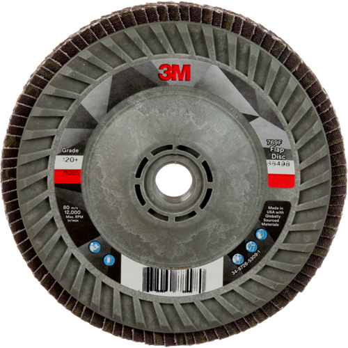 769F Quick Change Flap Disc, 5" x 5/8"-11, Type 29, 120+ Grit, Ceramic Equipex