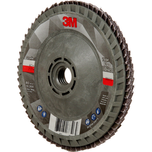 Disque &agrave; lamelles &agrave; changement rapide 769F, 4-1/2" x 5/8"-11, Type 29, Grain 40+, C&eacute;ramique Equipex