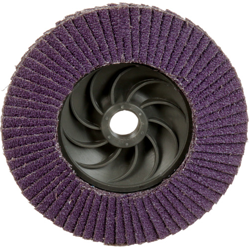Disque &agrave; lamelles &agrave; changement rapide 769F, 4-1/2" x 5/8"-11, Type 29, Grain 40+, C&eacute;ramique Equipex