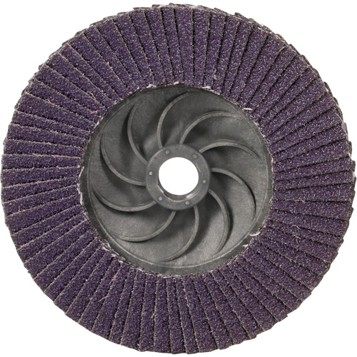 Disque &agrave; lamelles &agrave; changement rapide 769F, 4-1/2" x 5/8"-11, Type 27, Grain 40+, C&eacute;ramique Equipex