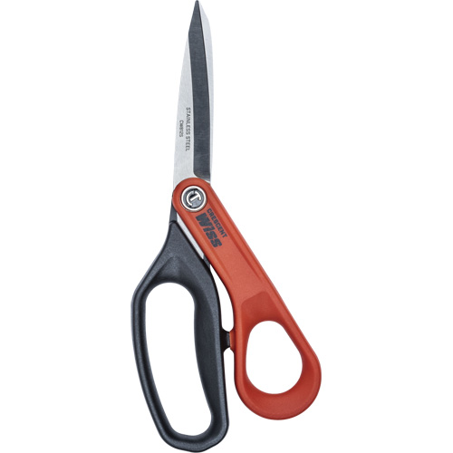 Cisaille tout usage en acier inoxydable pour ouvrier professionnel, 8-1/2", Poign&eacute;e Anneaux Equipex