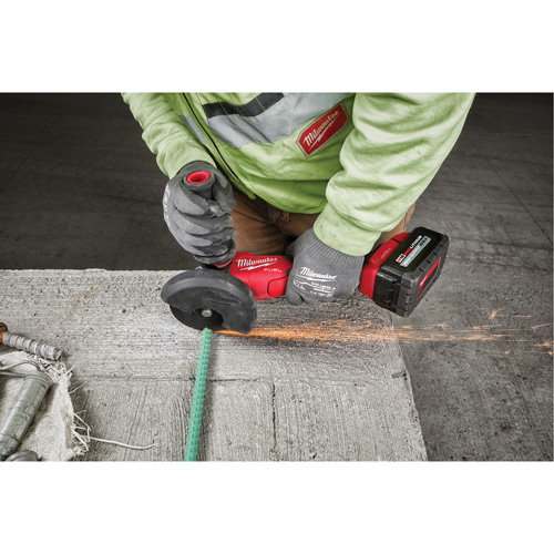 Trousse de meuleuse &agrave; frein sans blocage avec interrupteur &agrave; palette One-Key M18 Fuel, Roue de 4-1/2" ou 5", 18 V Equipex