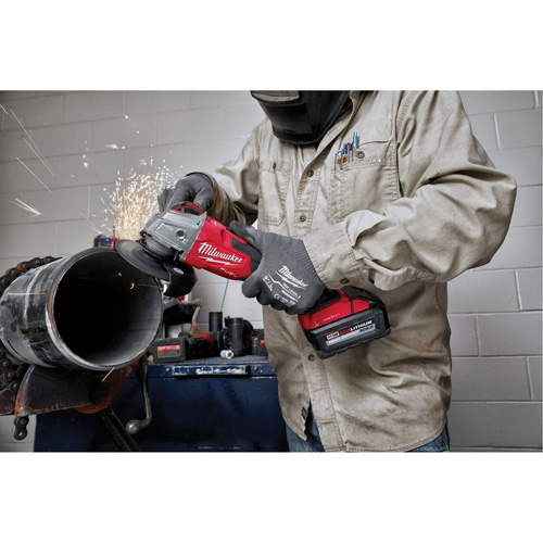 Meuleuse &agrave; frein avec interrupteur &agrave; glissi&egrave;re One-Key M18 Fuel (outil seulement), Roue de 4-1/2" ou 5", 18 V Equipex