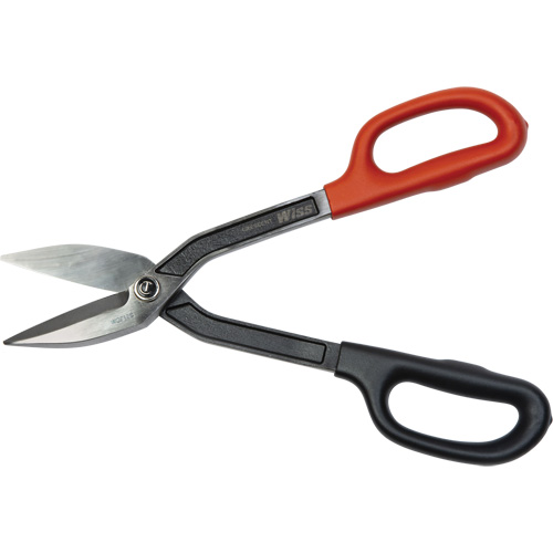 Tinner Snips, 2-3/4" Cut Length, Straight Cut Equipex