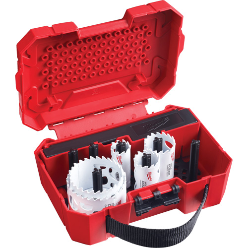 Hole Dozer Carbide Teeth Hole Saw Kit, 9 Pieces Equipex