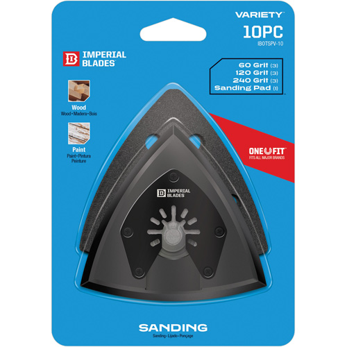 One Fit Oscillating Triangle Pad & Paper Variety Pack Equipex