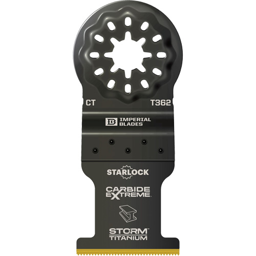 Lame en titane pour le m&eacute;tal Carbide Extreme Storm Starlock Equipex
