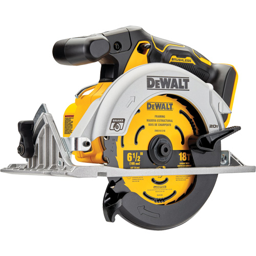 Scie circulaire sans fil &agrave; moteur sans balai Max* (outil seulement), 6-1/2", 20 V Equipex