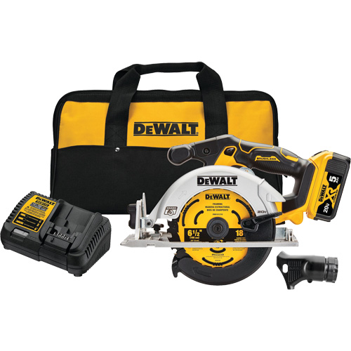 Ensemble de scie circulaire &agrave; moteur sans balai sans fil Max*, 6-1/2", 20 V Equipex