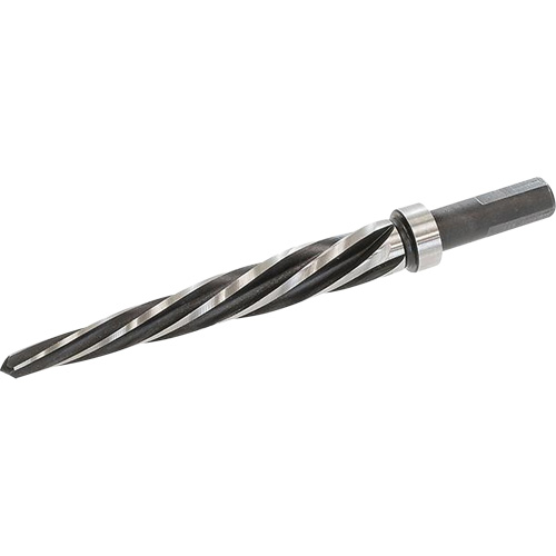 Al&eacute;soir, 1" Al&eacute;soir, Cannelure Spirale, Acier rapide, Tige 3 m&eacute;plats Equipex