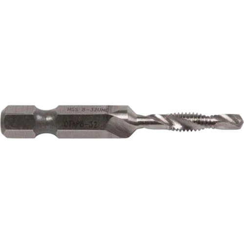 Foret/taraud, #8, Acier rapide Equipex