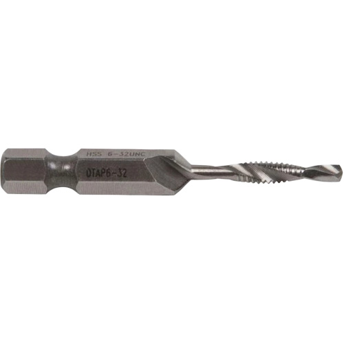 Foret/taraud, #6, Acier rapide Equipex
