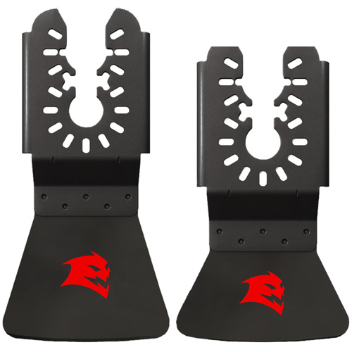 Jeu de grattoirs oscillants en acier &agrave; teneur &eacute;lev&eacute;e en carbone de taille universelle pour le retrait d'adh&eacute;sif Equipex