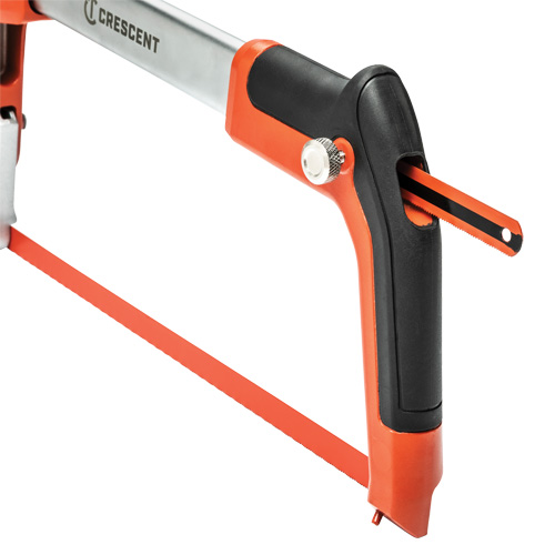 Fast Tension Hacksaw with Dual Material Handle, 12", Ergonomic Handle Equipex