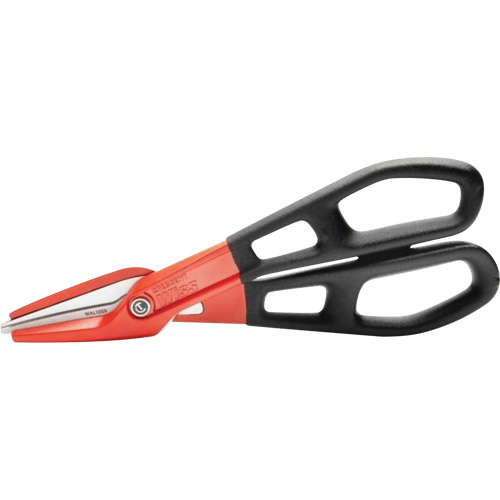 Cisaille d'&eacute;tain en aluminium dentel&eacute; de 13" avec poign&eacute;e tremp&eacute;e, Longueur de coupe de 3", Coupe Droit Equipex