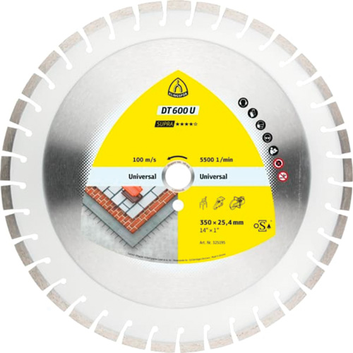Grandes lames au diamant DT 600 U Supra Equipex