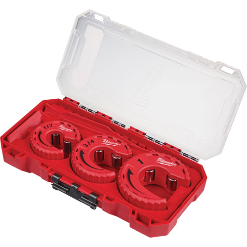 Jeu de coupe-tubes Close Quarters de 3 morceaux, Capacit&eacute; de 1/2"/3/4"/1" Equipex