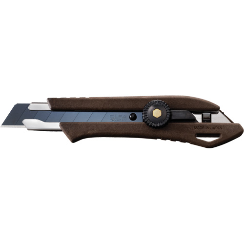 Ratchet Lock Knife, 18 mm, Wood Handle Equipex
