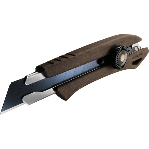 Ratchet Lock Knife, 18 mm, Wood Handle Equipex