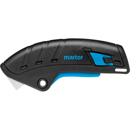 Couteau de s&eacute;curit&eacute; r&eacute;tractable Secunorm Merak, 9 mm, C&eacute;ramique, Robuste, Prise en Plastique Equipex