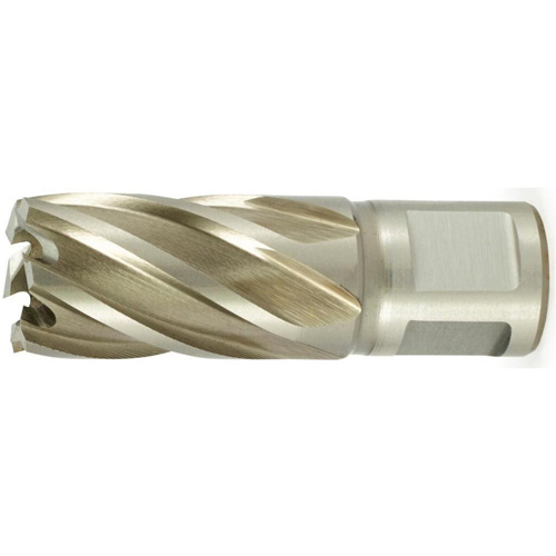 4500 Short Annular Cutter, 9/16" Diameter, High Speed Steel, 1" Depth of Cut, 3/4" Shank Equipex