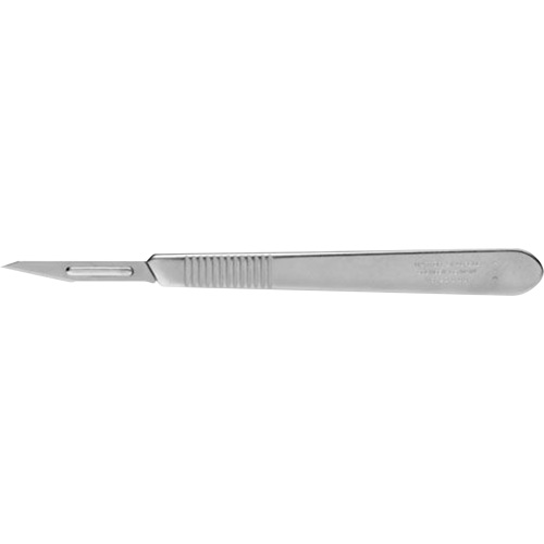 Petit scalpel GRAFIX avec pointe pro&eacute;minente, Lame M&eacute;tal Equipex