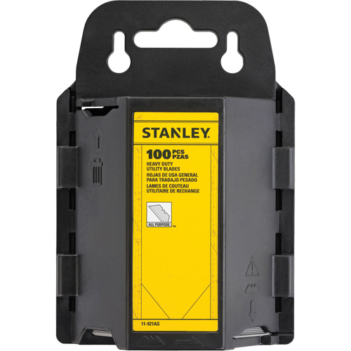 Heavy-Duty Utility Blades with Dispenser, Single Style Equipex