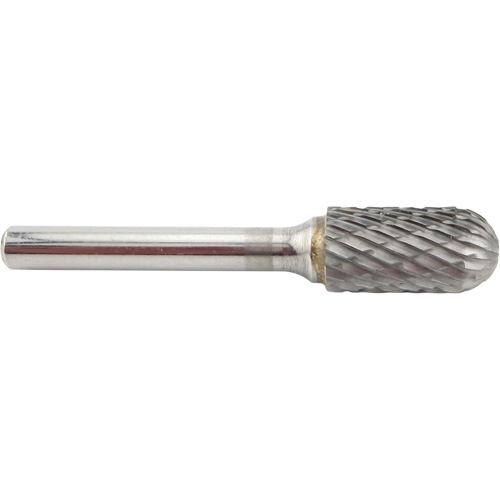 Cylinder Shape Radius End Carbide Shipyard Bur, SC-5, 1/2" Dia., 1" Depth of Cut Equipex
