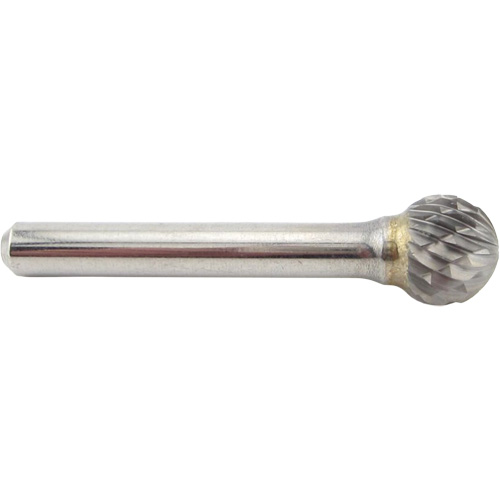 Fraise en carbure sph&eacute;rique &agrave; coupe agressive, SD-5, 1/2" dia., 1/4" Tige, 7/16" Prof. de la coupe Equipex