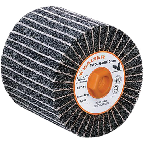 Tambour de finition Two-In-One, 4" la Equipex