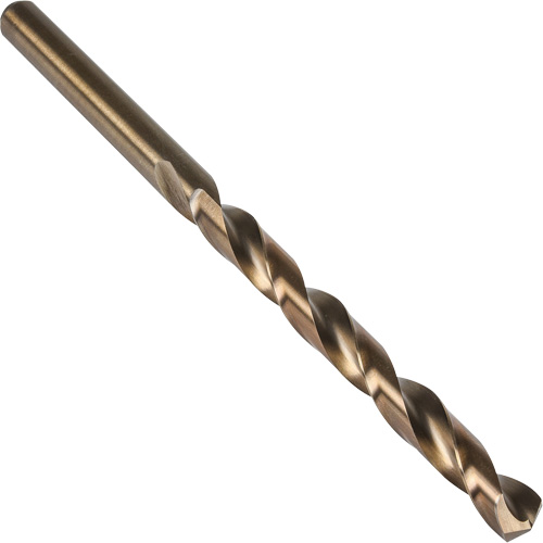 Heavy-Duty Taper Length Drill Bit, #7, High Speed Cobalt, 3-5/8" Flute, 135° Point Equipex