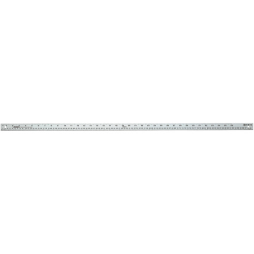 Inch/Metric Meter Stick, 3.28'/1 m L, Aluminum, 1/8" (1 mm) Graduations Equipex