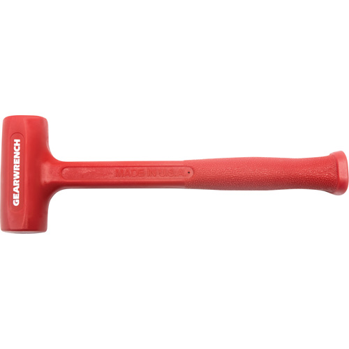 One-Piece Dead Blow Hammers-Slimline, 9 oz., Textured Grip, 10-5/8" L Equipex